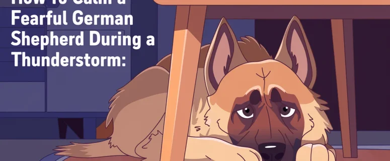 How to Calm a Fearful German Shepherd During a Thunderstorm: A Comprehensive Guide